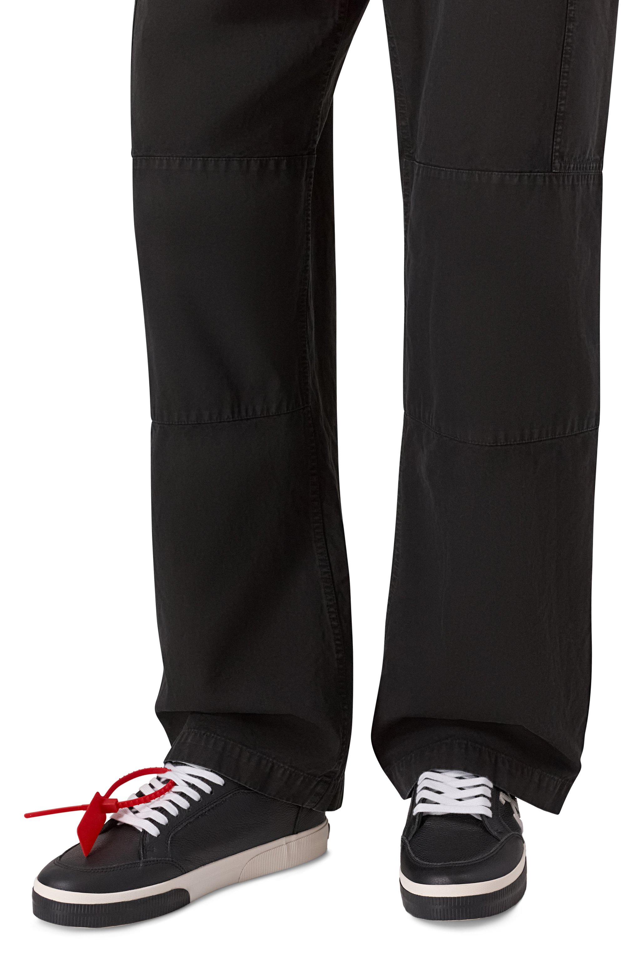 Кожаные кеды new low vulcanized OFF-WHITE, арт. 0MIA293C99LEA002, фото 3