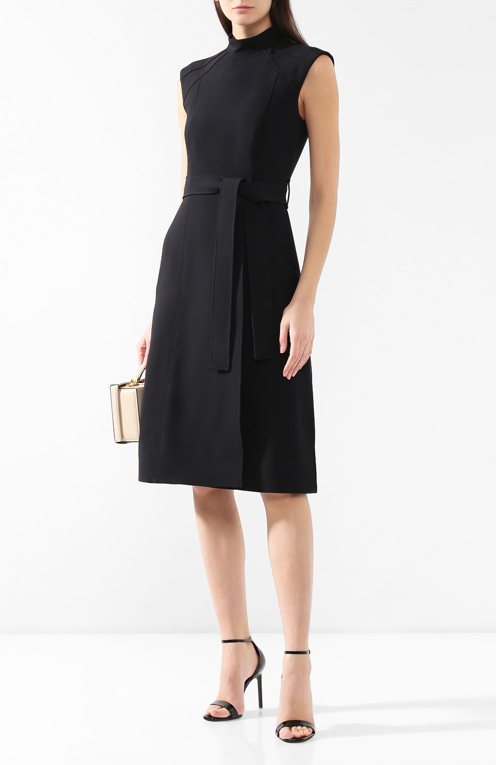 Платье из смеси шерсти и шелка BURBERRY, арт. 8007404, фото 2