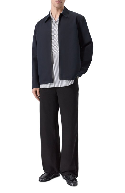 Куртка из хлопка и шелка Jil Sander J22DL0368/J45266 Чёрный  J22DL0368/J45266 Фото 2