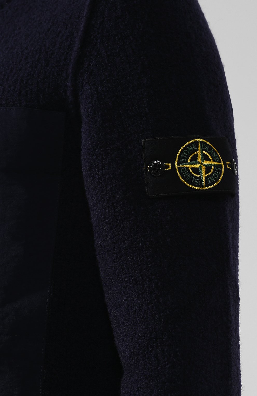 Шерстяной джемпер с воротником-стойкой STONE ISLAND, арт. 6915546B3, фото 5