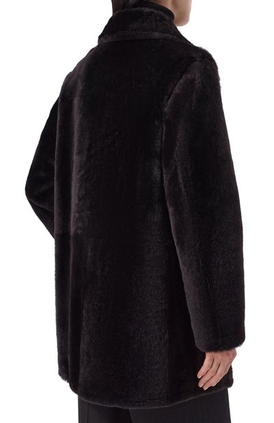 Двусторонняя дубленка KITON темно-коричневого цвета по цене 1245000 руб., арт. D62672K0562L, фото 4 Двусторонняя дубленка KITON, арт. D62672K0562L, фото 4