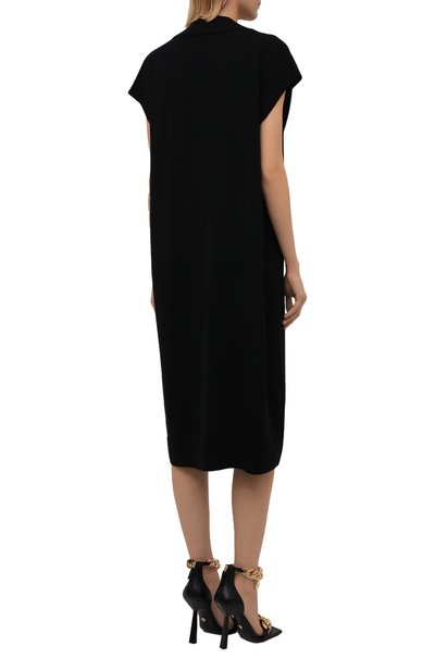 Шерстяное платье DRIES VAN NOTEN черного цвета по цене 65950 руб., арт. 212-011212-3700, фото 4 Шерстяное платье DRIES VAN NOTEN, арт. 212-011212-3700, фото 4