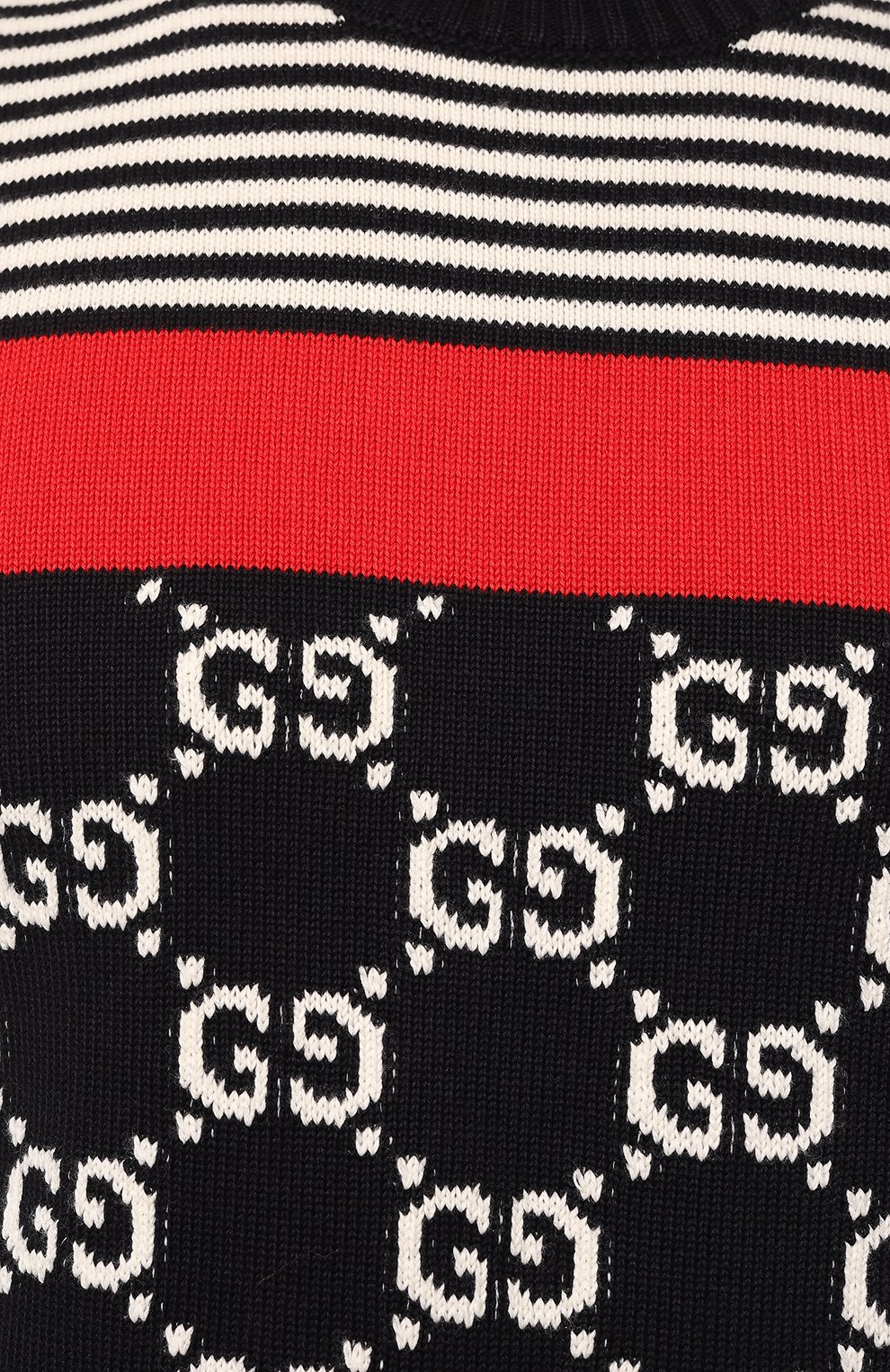 Хлопковый свитер GUCCI, арт. 496458 X9I07, фото 5