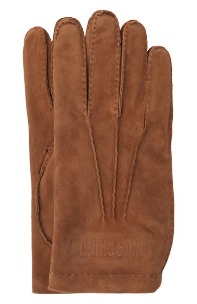 Мужские замшевые перчатки MOSCHINO, арт. 60805/M5882