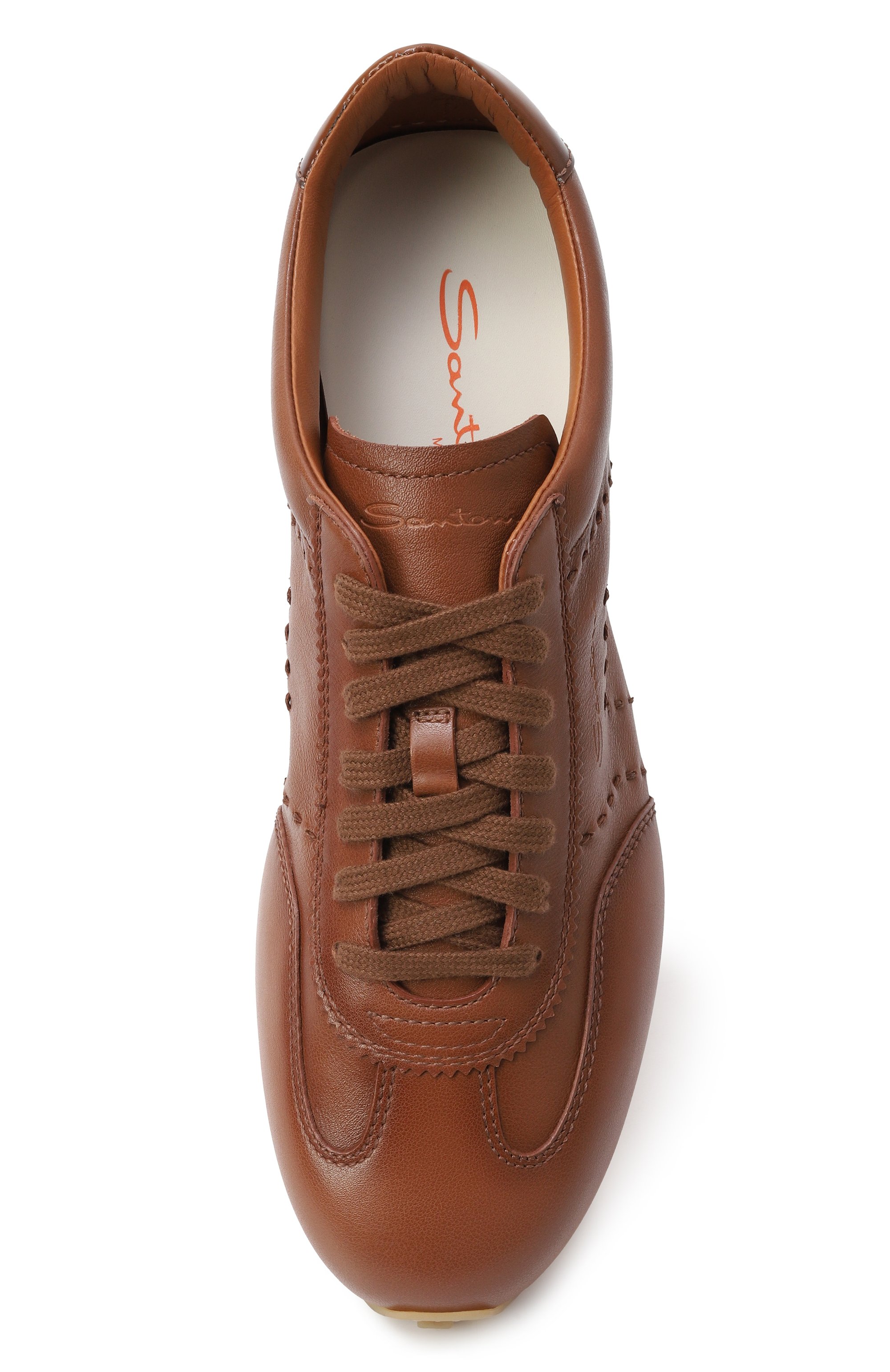 Кожаные кроссовки glove SANTONI, арт. MBGG22080BIFTSDW, фото 6