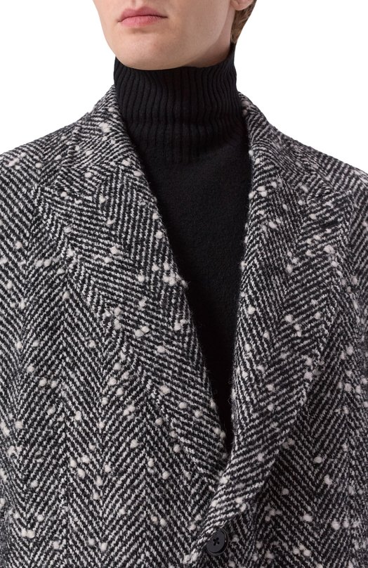 Шерстяное пальто Dolce & Gabbana G052WT/FCMC6 Серый  G052WT/FCMC6 Фото 5