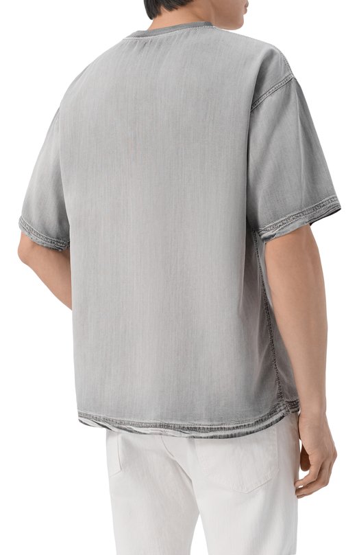 Футболка из лиоцелла Diesel A23849/068WG Серый  A23849/068WG Фото 4