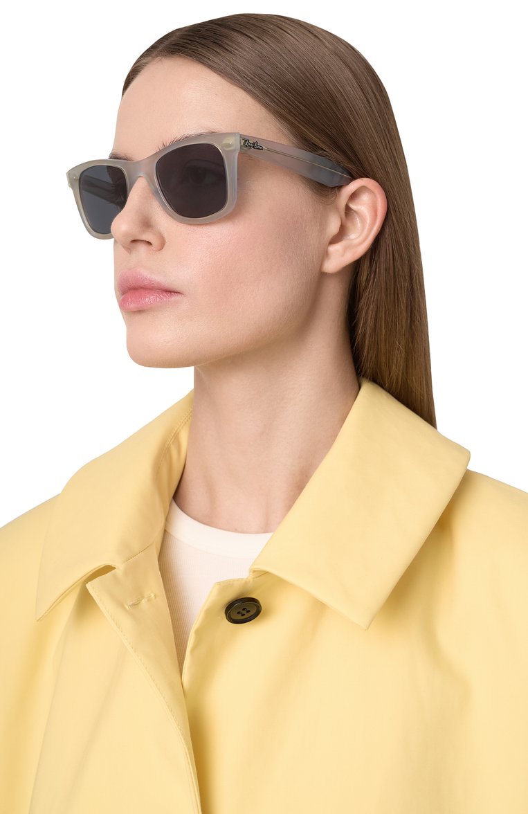 Женские солнцезащитные очки RAY-BAN синего цвета, арт. 2140-1407R5 | Фото 3 (Нос: Не проставлено; Региональные ограничения белый список (Axapta Mercury): Не проставлено; Тип очков: С/з; Материал: Пластик; Кросс-КТ: С/з-унисекс; Очки форма: Квадратные; Оптика Гендер: оптика-унисекс)