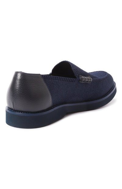 Текстильные лоферы DOUCAL'S синего цвета по цене 56250 руб., арт. DU3380P0TEPZ658B, фото 5 Текстильные лоферы DOUCAL'S, арт. DU3380P0TEPZ658B, фото 5