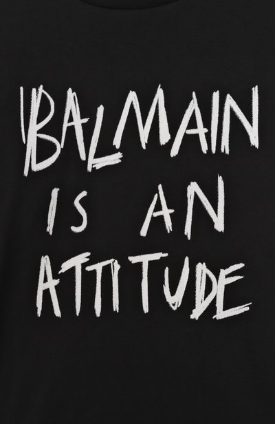 Хлопковая футболка BALMAIN, арт. BZ8H01, фото 3