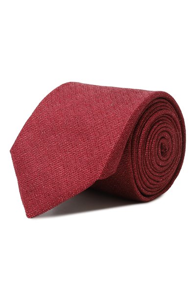 Галстук из шелка и льна CORNELIANI, арт. 93U302-9320317, фото 1