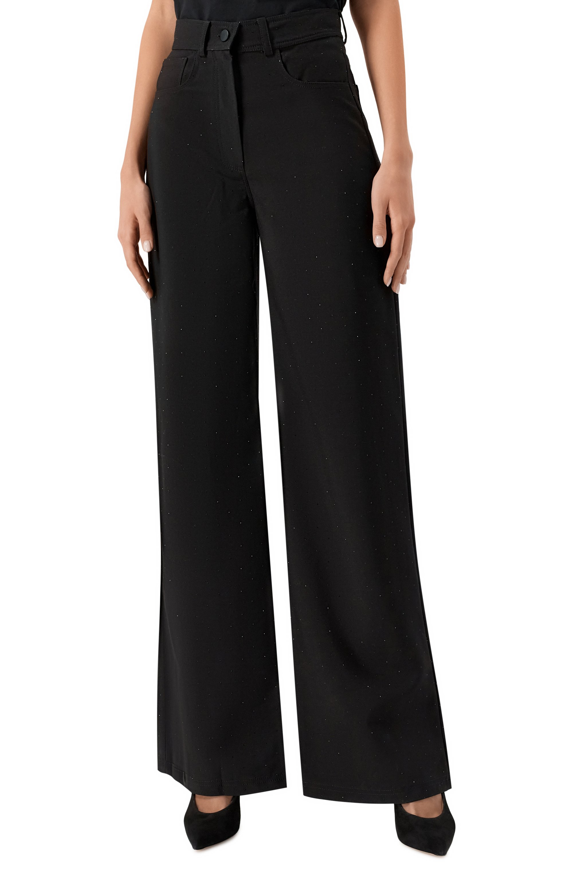 Джинсы с отделкой стразами ALINE, арт. AL113601, фото 3