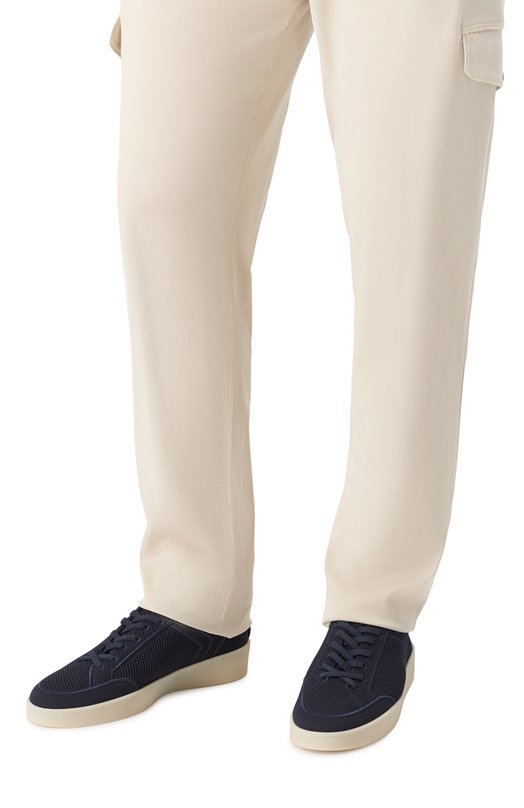 Текстильные кеды Canali 492215/RE01283 Синий  492215/RE01283 Фото 3