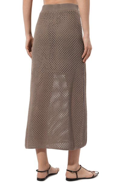 Хлопковая юбка BRUNELLO CUCINELLI, арт. M7876B1345, фото 4