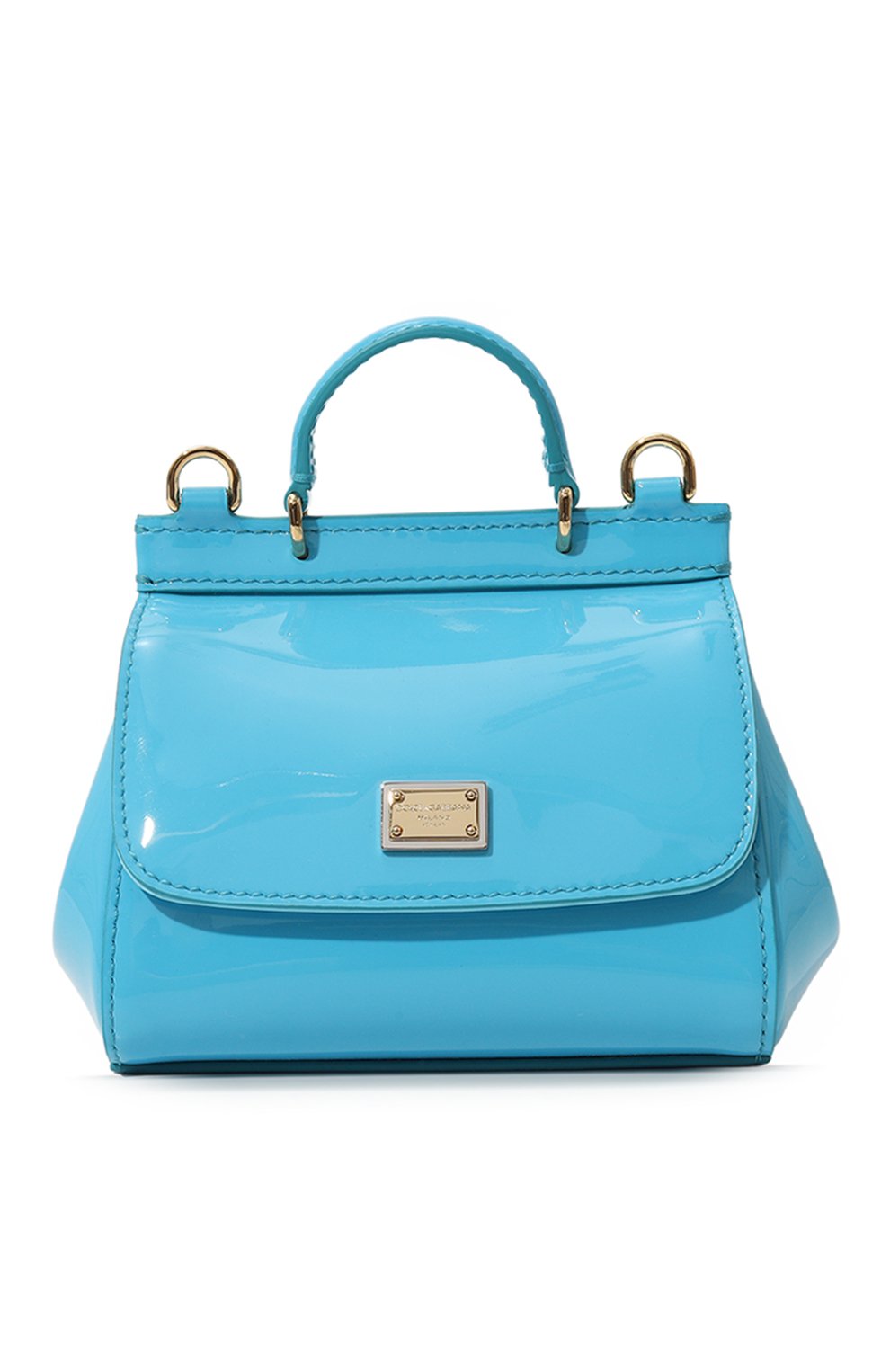 Сумка sicily DOLCE & GABBANA голубого цвета по цене 65900 руб., арт. EB0003/A1067, фото 1 Сумка sicily DOLCE & GABBANA, арт. EB0003/A1067, фото 1