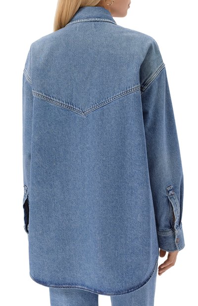 Джинсовая рубашка AGOLDE, арт. A7357B1463, фото 4