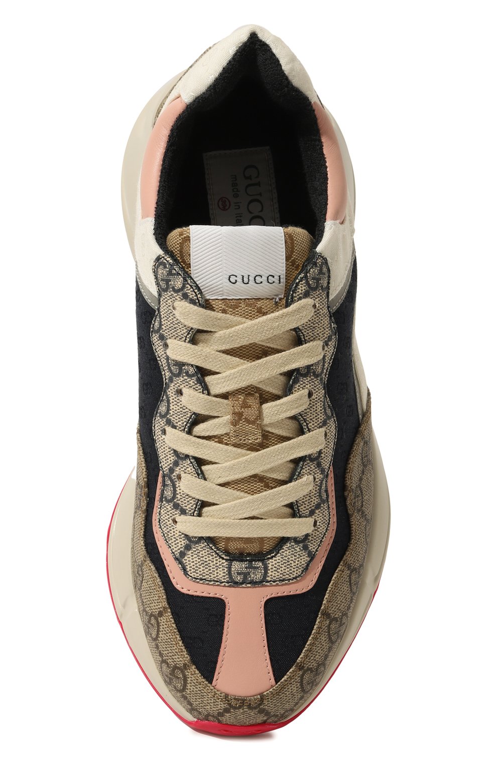 Текстильные кроссовки gg rhyton GUCCI, арт. 620185 99WF0, фото 6