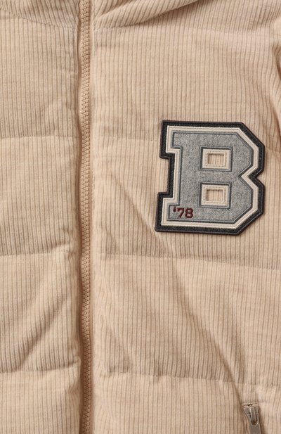 Вельветовый пуховик BRUNELLO CUCINELLI, арт. BY476J329C, фото 3