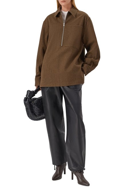Женский шерстяная рубашка JIL SANDER, арт. J40DL0170/J40182