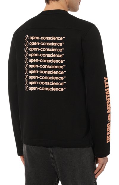 Хлопковый свитшот DIESEL, арт. A08560/0EJAB, фото 4