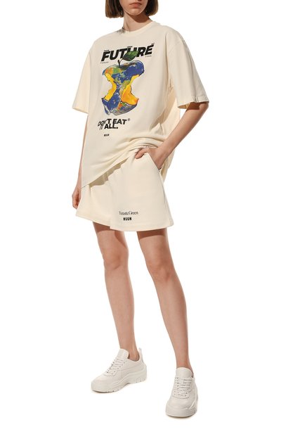 Хлопковая футболка MSGM, арт. 3241MDM194 227288, фото 2