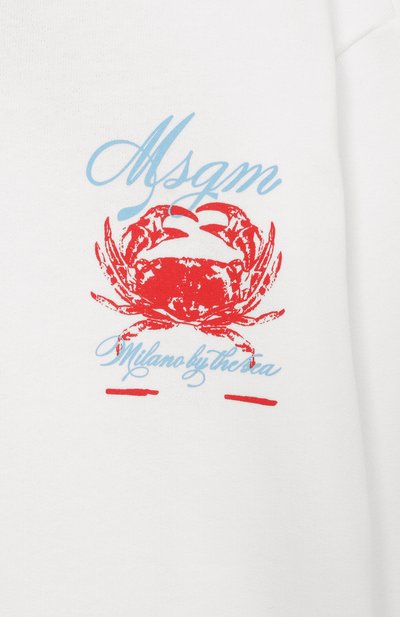 Хлопковый свитшот MSGM KIDS, арт. S6MSJBSW294, фото 3