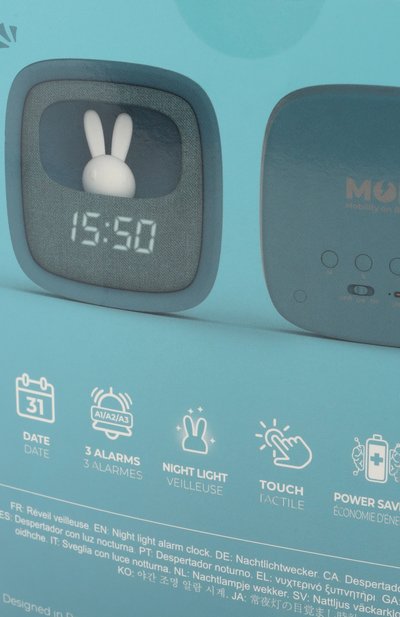 Светильник-часы billy clock and light PLAYFOREVER, арт. BILLY-DKBL-03, фото 3