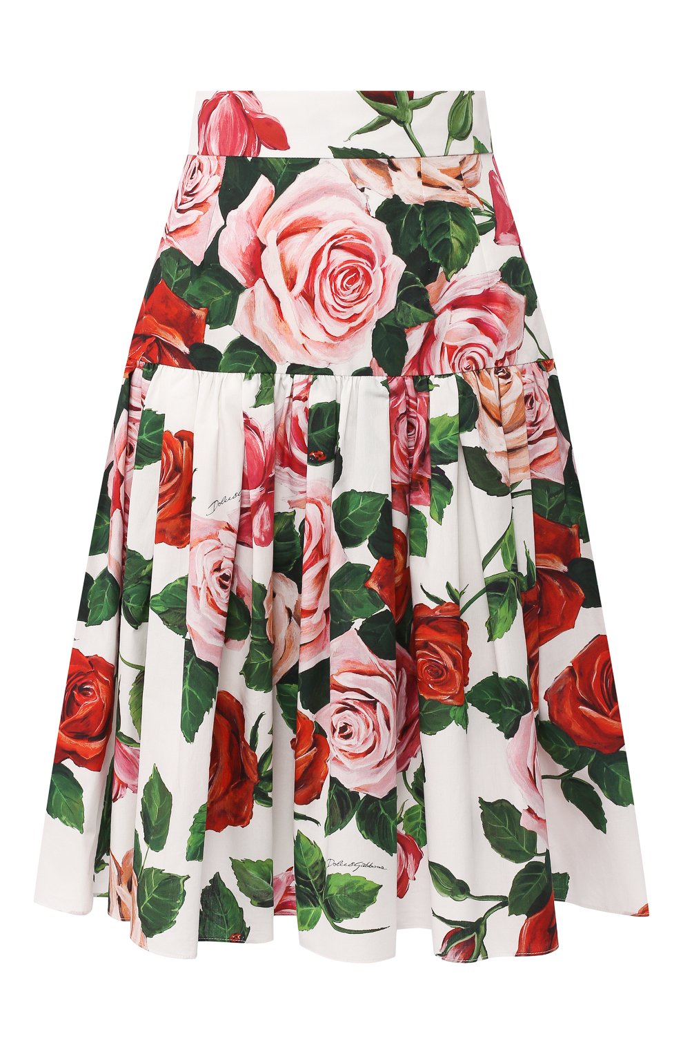 Хлопковая юбка DOLCE & GABBANA, арт. F4BI3T/HS5C4, фото 1