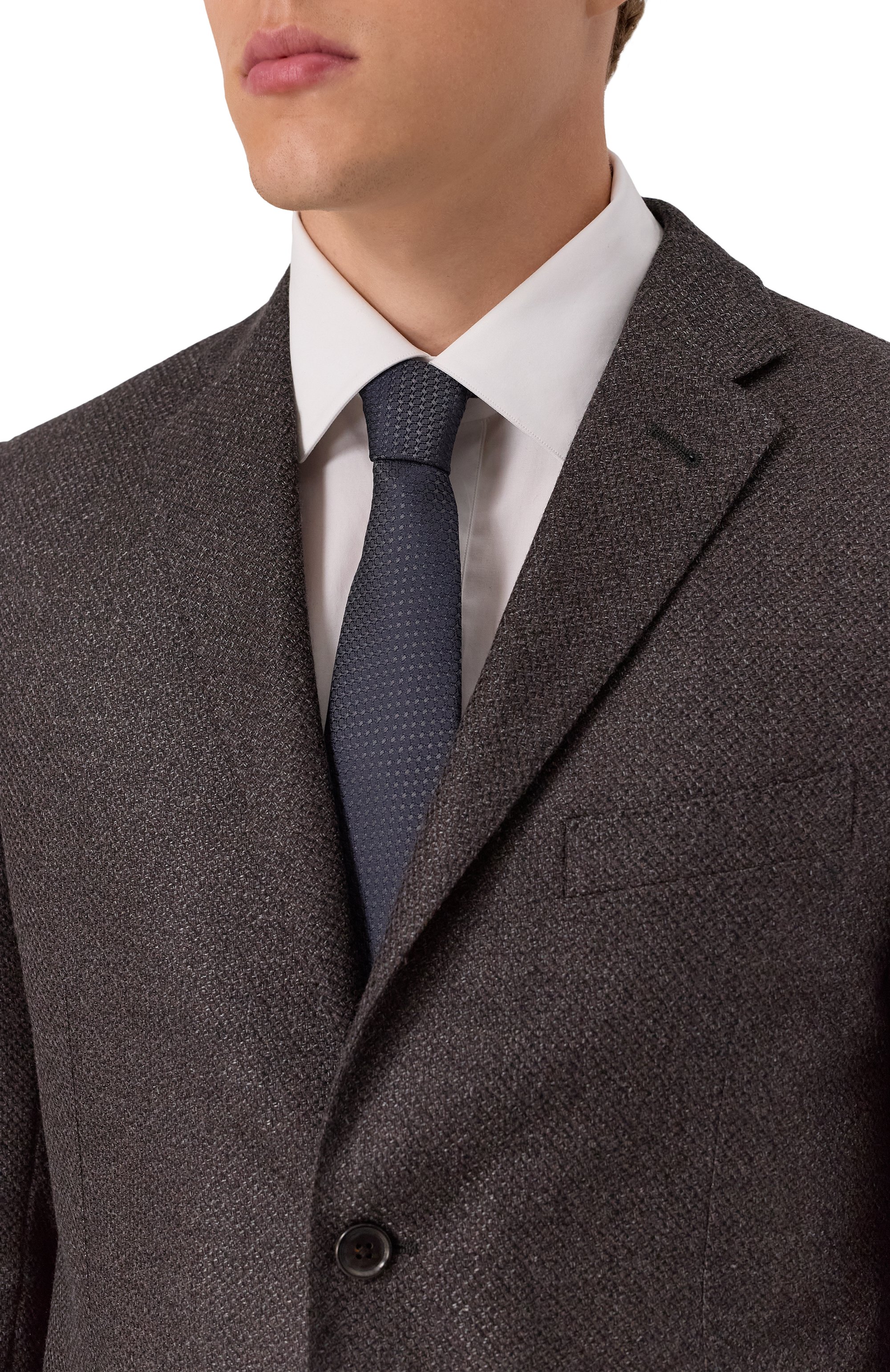 Шелковый галстук CANALI, арт. 18/HJ04329, фото 2