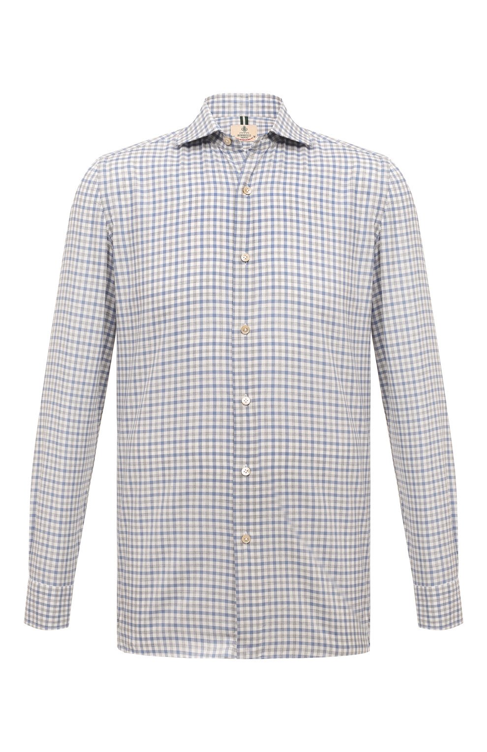 Хлопковая рубашка LUIGI BORRELLI, арт. SR10754, фото 1