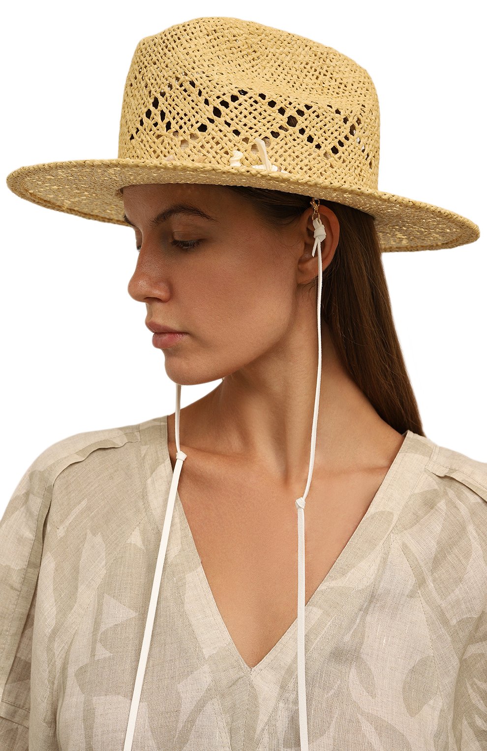 Соломенная шляпа west   COCOSHNICK HEADDRESS, арт. WESTBANANAMILK, фото 2