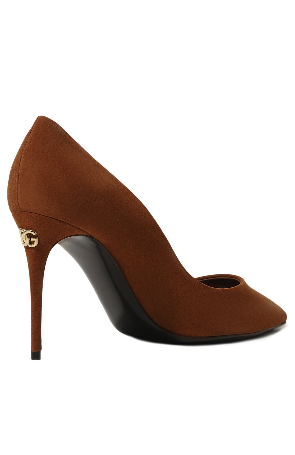 Замшевые туфли cardinale 90 DOLCE & GABBANA коричневого цвета по цене 77650 руб., арт. CD1840/B1275, фото 5 Замшевые туфли cardinale 90 DOLCE & GABBANA, арт. CD1840/B1275, фото 5