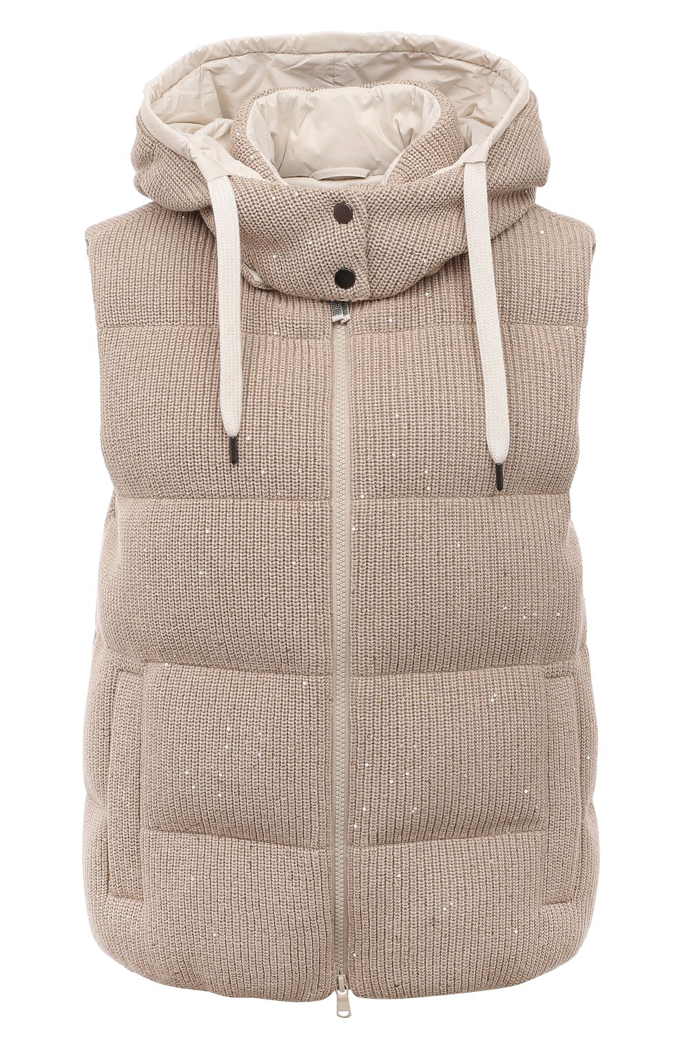 Пуховый жилет BRUNELLO CUCINELLI, а рт. M0DVT2142, фото 1