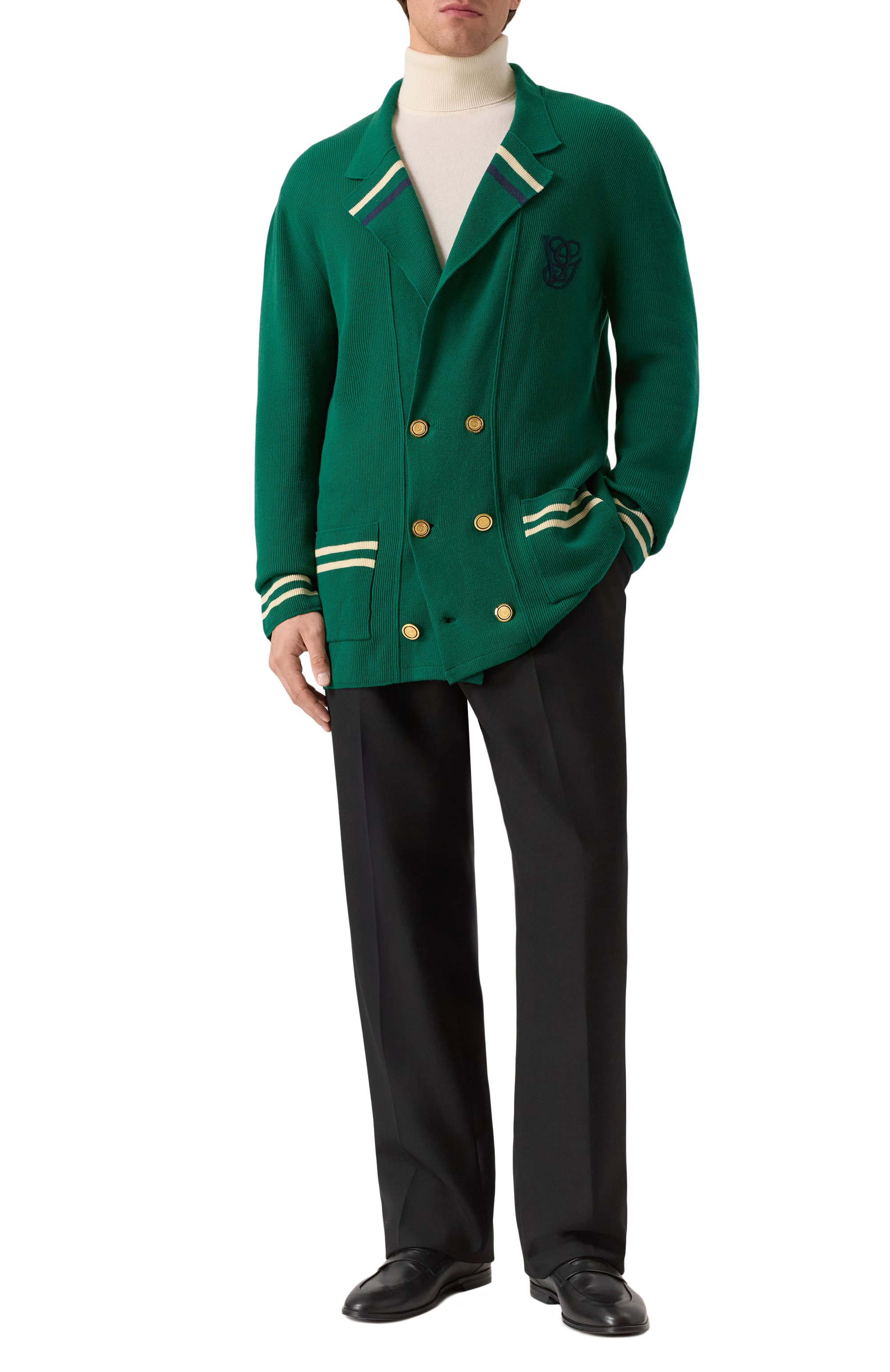 Пиджак из хлопка и шерсти VALENTINO, арт. 7V3KE02Z/AY4, фото 2