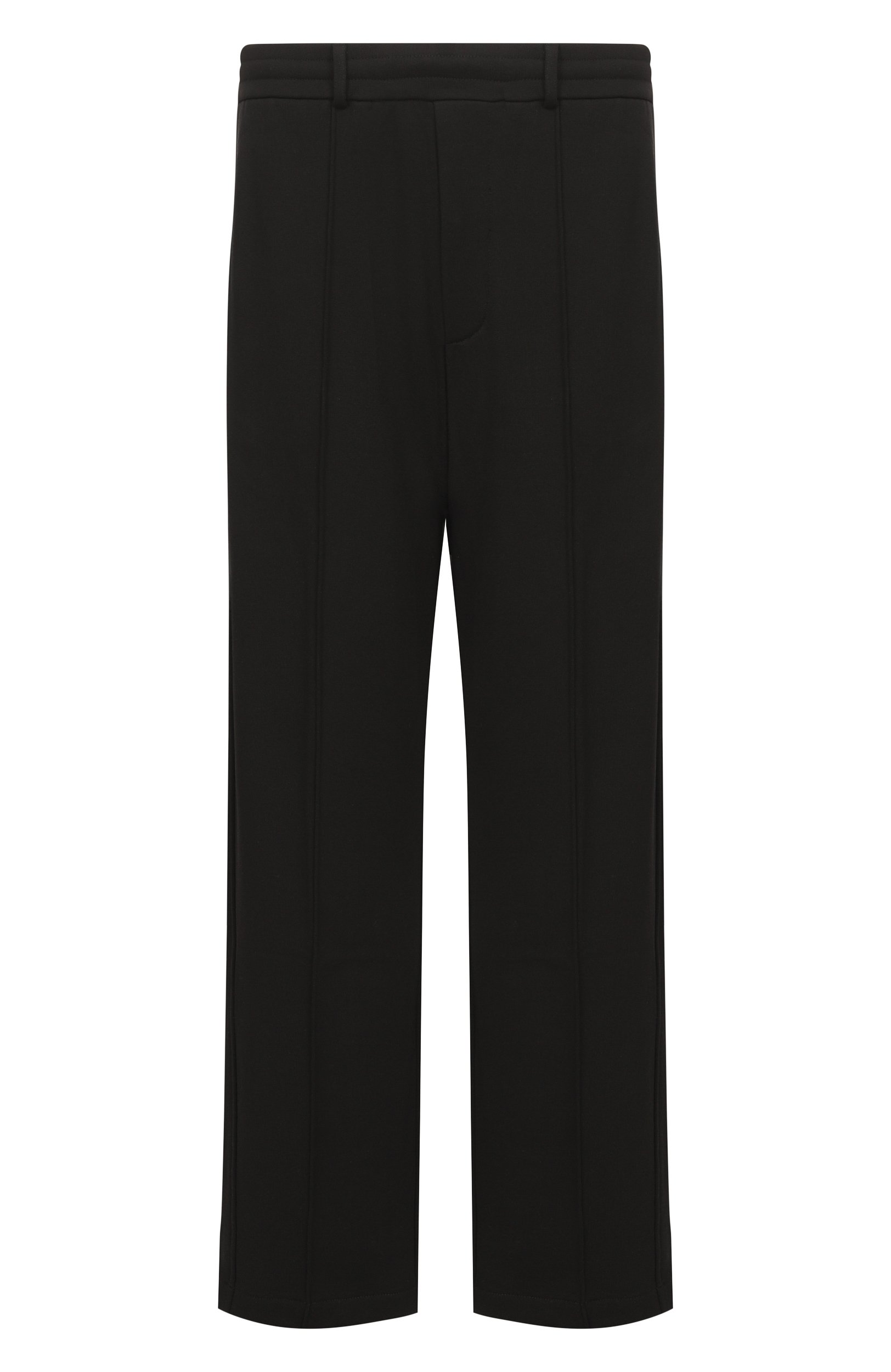Хлопковые брюки EMPORIO ARMANI черного цвета по цене 31600 руб., арт. EM006837/AF13713, фото 1 Хлопковые брюки EMPORIO ARMANI, арт. EM006837/AF13713, фото 1