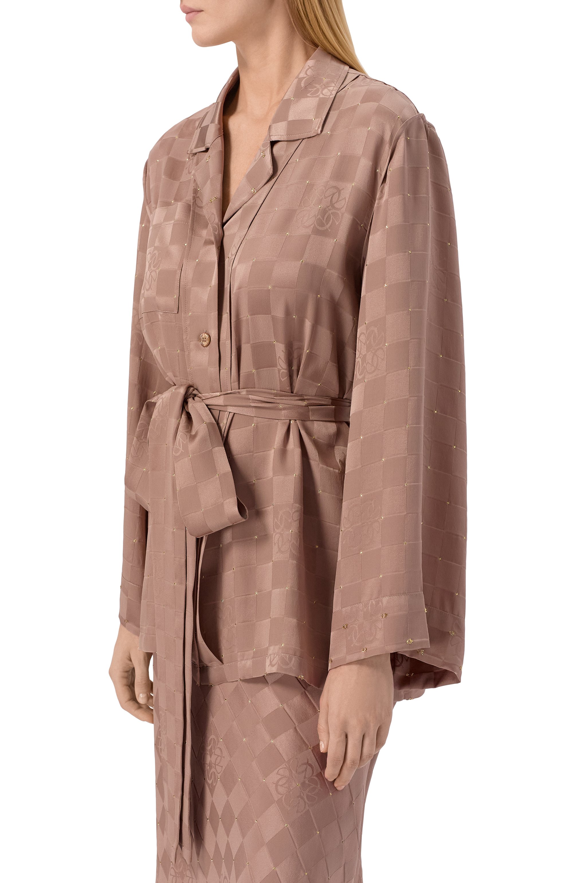 Шелковая рубашка ELIE SAAB, арт. SH147NRC26/VI007, фото 3