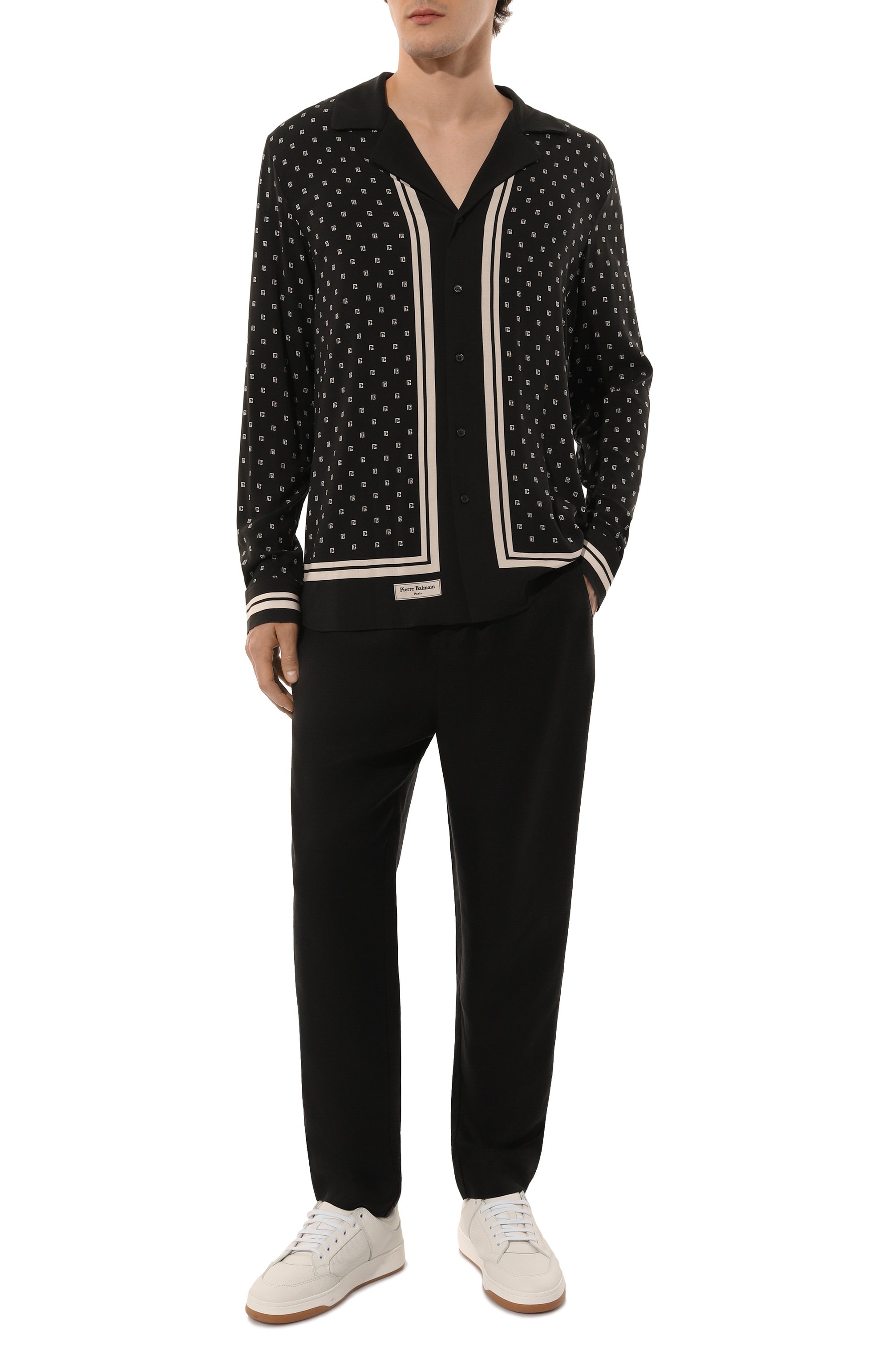 Рубашка из вискозы BALMAIN, арт. BH1HS195/XG43, фото 2