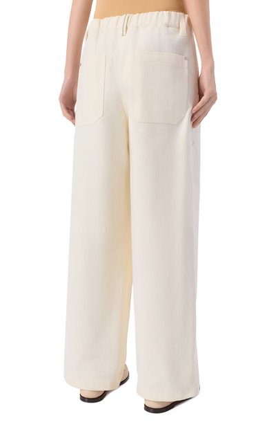 Брюки из хлопка и шерсти BRUNELLO CUCINELLI, арт. MB142P9161, фото 4