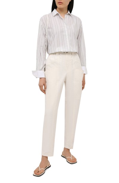 Брюки изо льна и хлопка ISABEL MARANT, арт. PA1917-21E012I/ENUCIE, фото 2