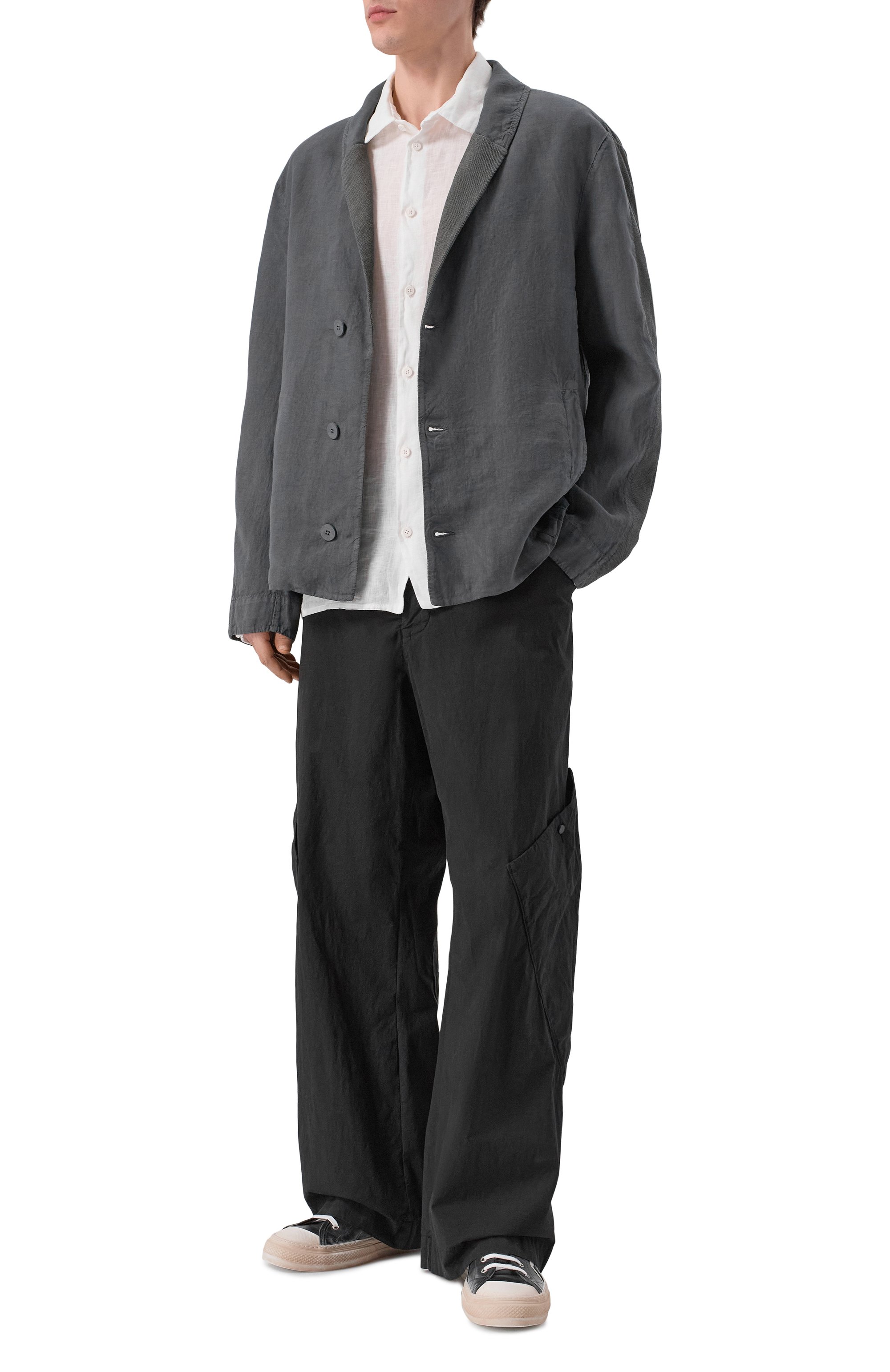 Льняная рубашка TRANSIT, арт. CFUTRCV310, фото 2