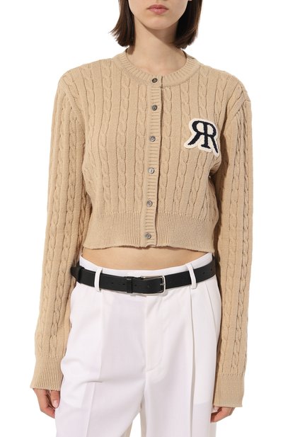 Кардиган ROKH бежевого цвета по цене 51600 руб., арт. R3CA72, фото 3 Кардиган ROKH, арт. R3CA72, фото 3