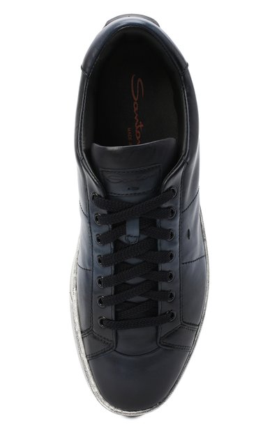 Кожаные кеды SANTONI, арт. MBGL20850SP0RG00U60, фото 5