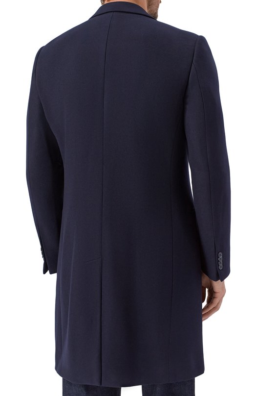 Шерстяное пальто Giorgio Armani GM000643/TE16788 Синий  GM000643/TE16788 Фото 4