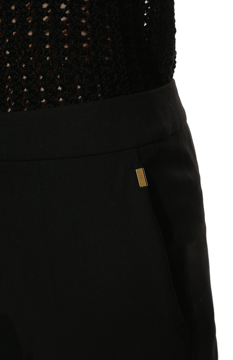 Шерстяные брюки CHLOÉ, арт. CHC20SPA93062, фото 5