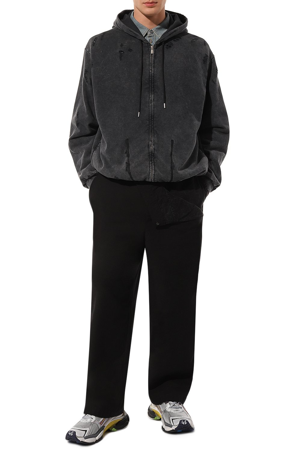 Комбинированные кроссовки runner BALENCIAGA, арт. 772774/W3RMU, фото 2