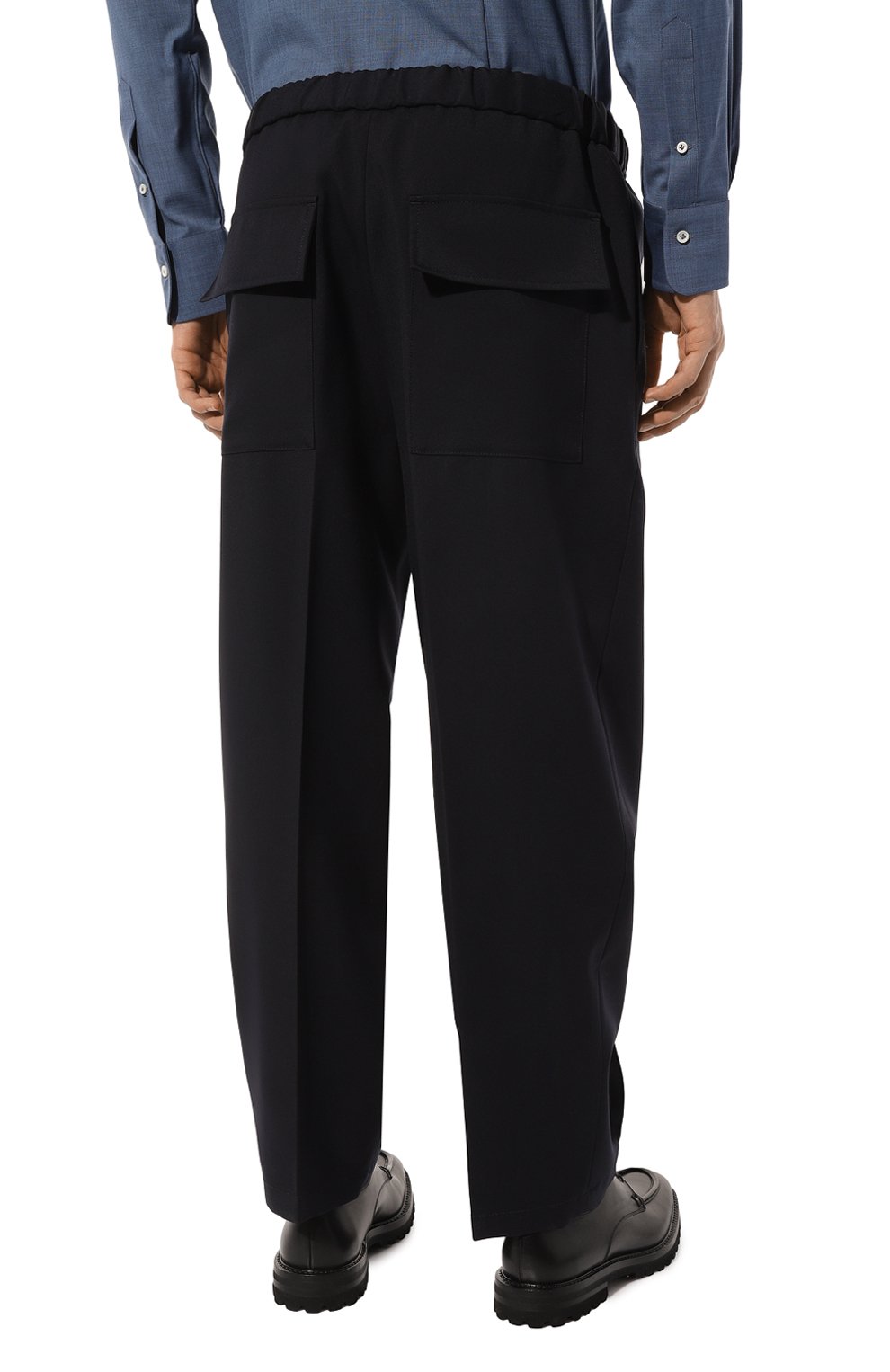 Шерстяные брюки JIL SANDER, арт. J21KA0012/J41136, фото 4