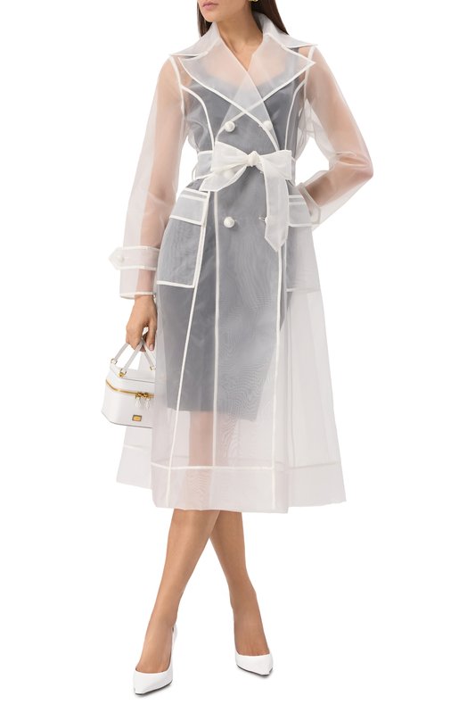 Плащ Dolce & Gabbana F0W3XT/FUMG9 Белый  F0W3XT/FUMG9 Фото 2