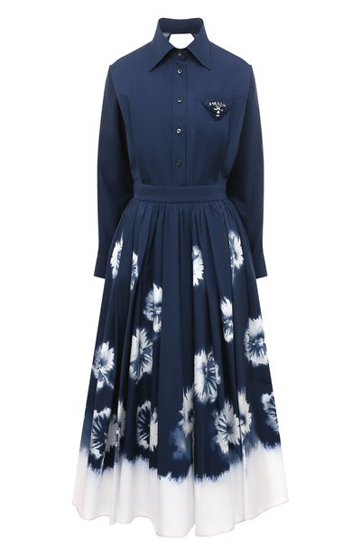 Женское хлопковое платье PRADA, арт. P3F30R-1ZCI-F057L-211