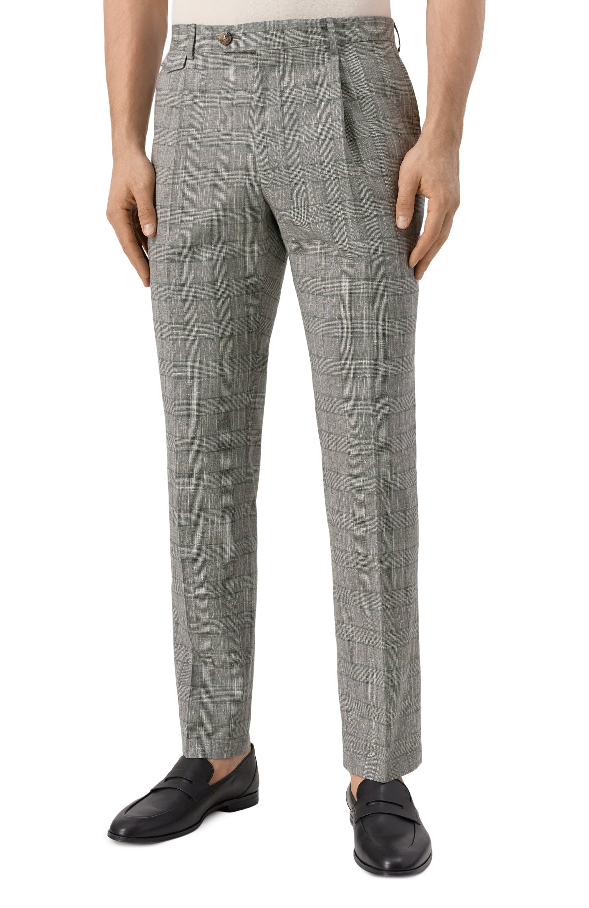 Брюки из хлопка и шерсти WINDSOR, арт. 13 SILVI 10019056/30045436, фото 3