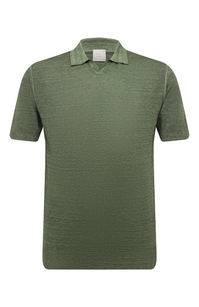 Мужская льняное поло 120% LINO, арт. 31ALIM39BL/G266/S00